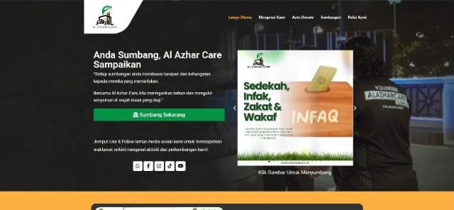 Al Azhar Care homepage