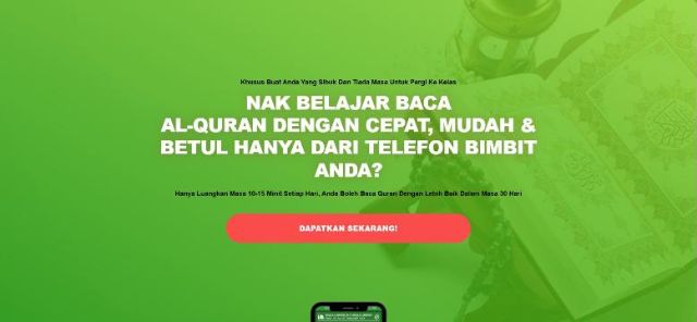Cepat Quran homepage