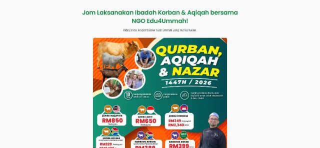 Edu4Ummah homepage