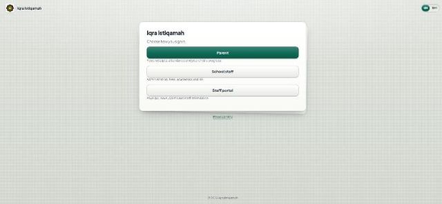 Iqra Istiqamah homepage