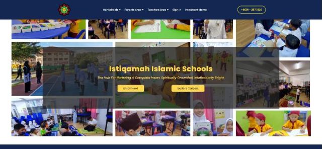 Istiqamah Islamic Schools homepage