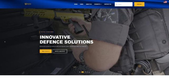 Mofaz Defence Solutions homepage